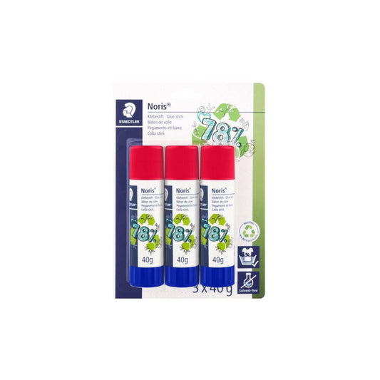 STAEDTLER Noris  Glue Stick 40g  Pack of 3