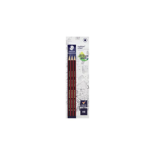 STAEDTLER Tradition Eco HB Pencil Blister Card 3's