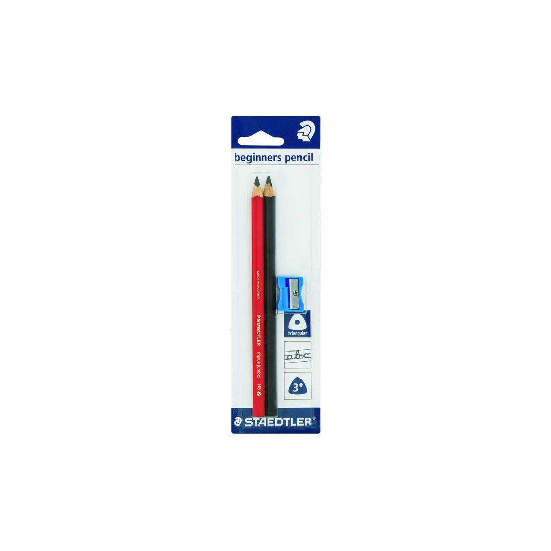 STAEDTLER Woodfree 2 Pencils and Sharpener Set