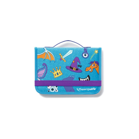 MAPED CREATIV TRAVEL BOARD Erasable Drawing Knights and Princesses