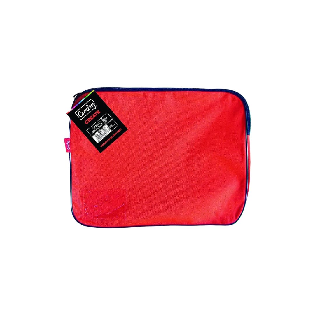 CROXLEY Book Bag Canvas with zip
