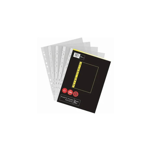 CROXLEY Filing Pockets A3 Sleeve 100 micron 10's