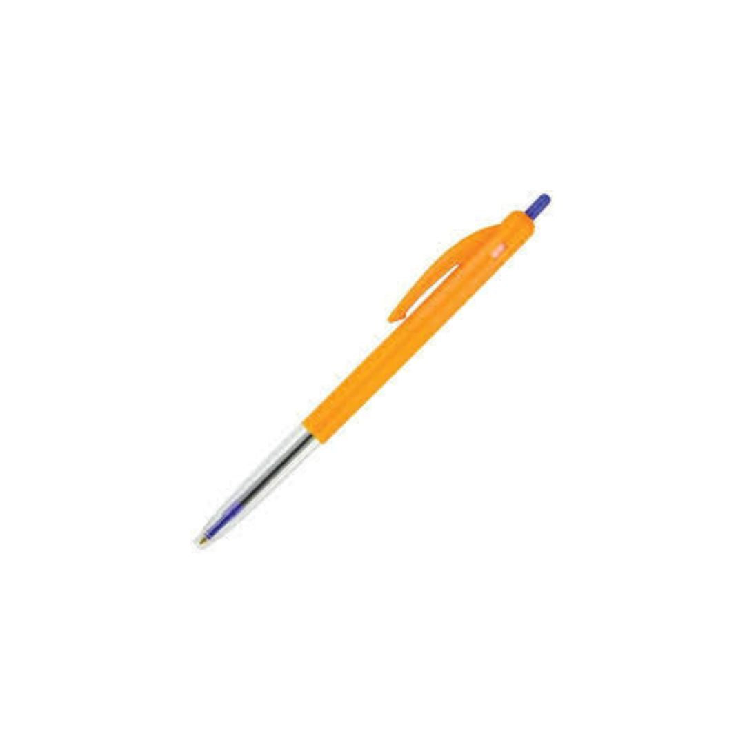 BIC Orange/Clear Barrel Fine Retractable