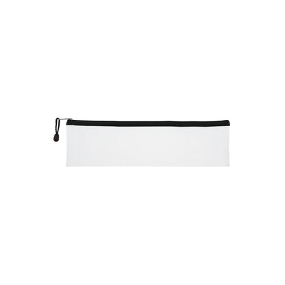 TREELINE Translucent/Clear 33cm Pencil Bag with Colour Zip