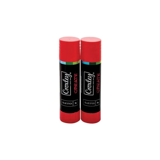 CROXLEY Create Glue Stick 36G 2 Pack