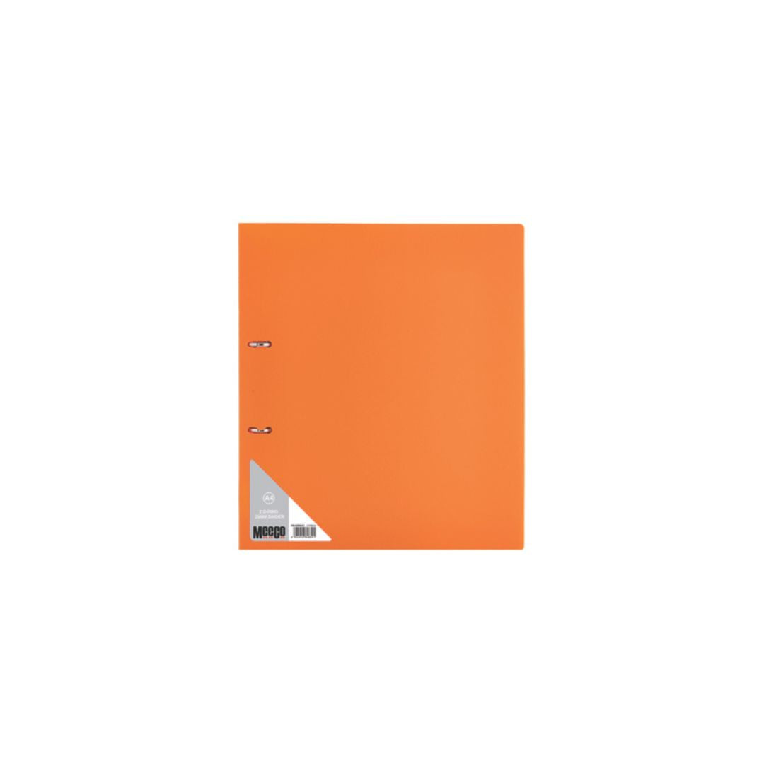 MEECO A4 25 mm 2-D Ring Binder