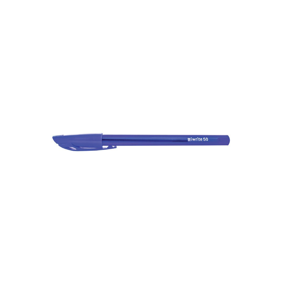 IWRITE Clear Colour Barrel Ballpoint IW50 Single