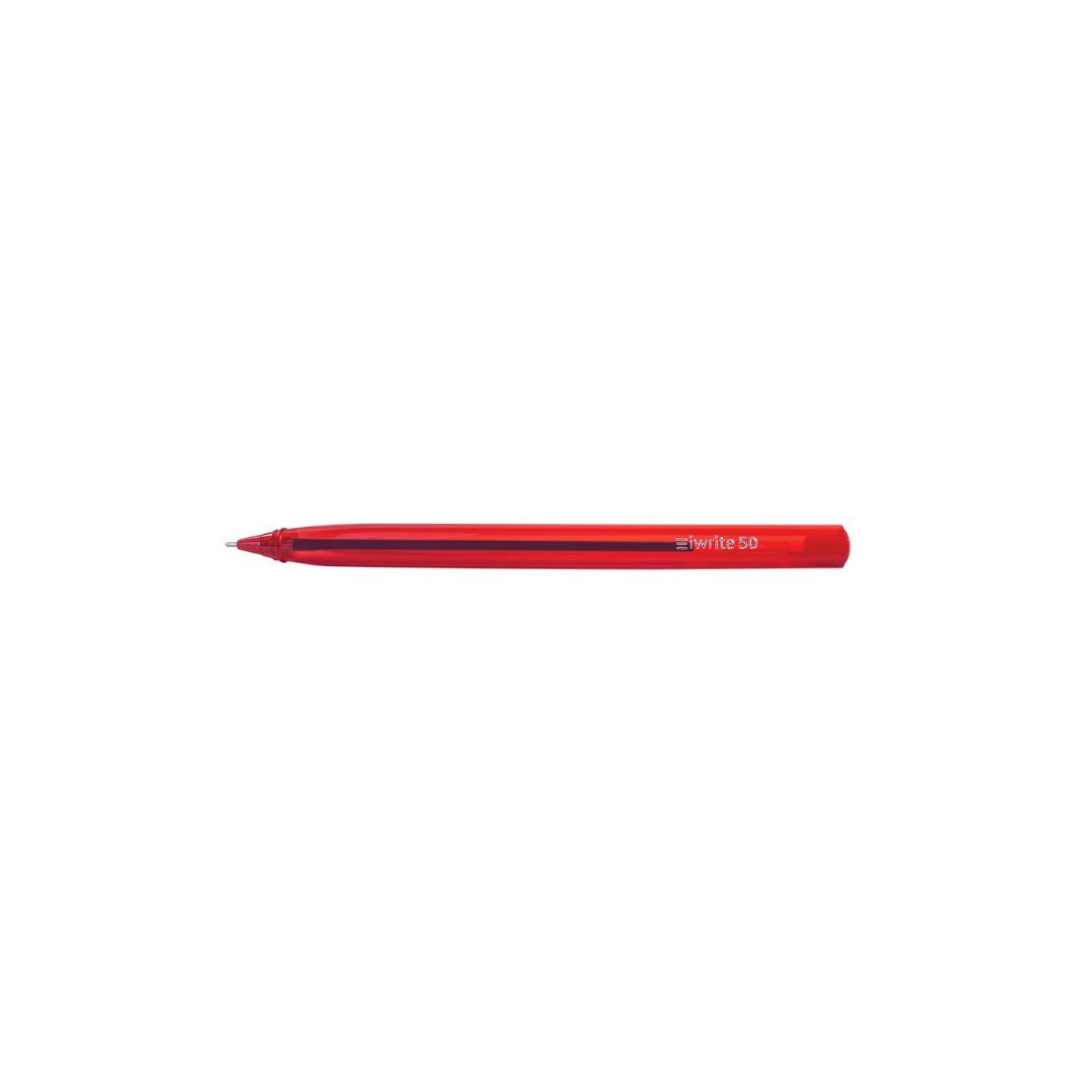 IWRITE Clear Colour Barrel Ballpoint IW50 Single