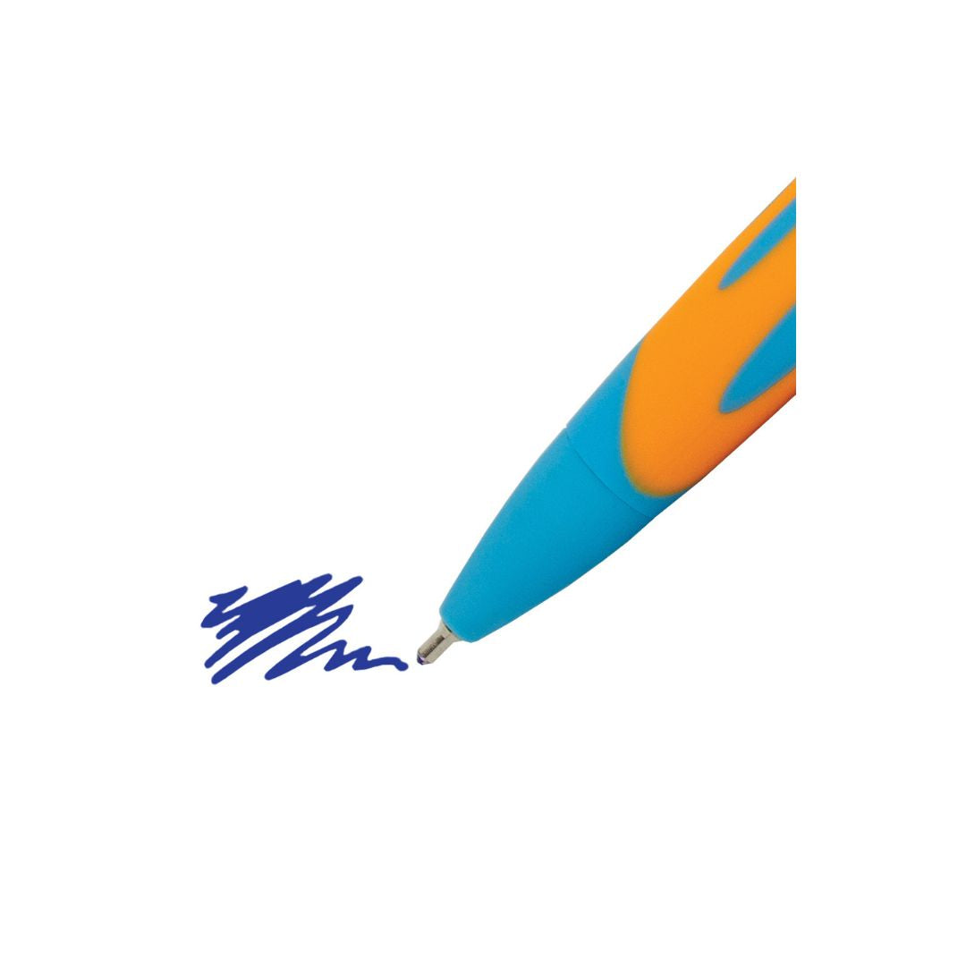 IWRITE Colourful Gel Retractable Pens 0.5mm  Wallet of 4 Blue ink