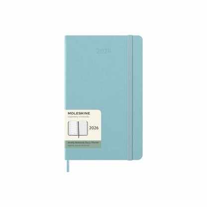 MOLESKINE 2026 Aquamarine 12-month  Large Weekly Notebook/Diary Hardcover