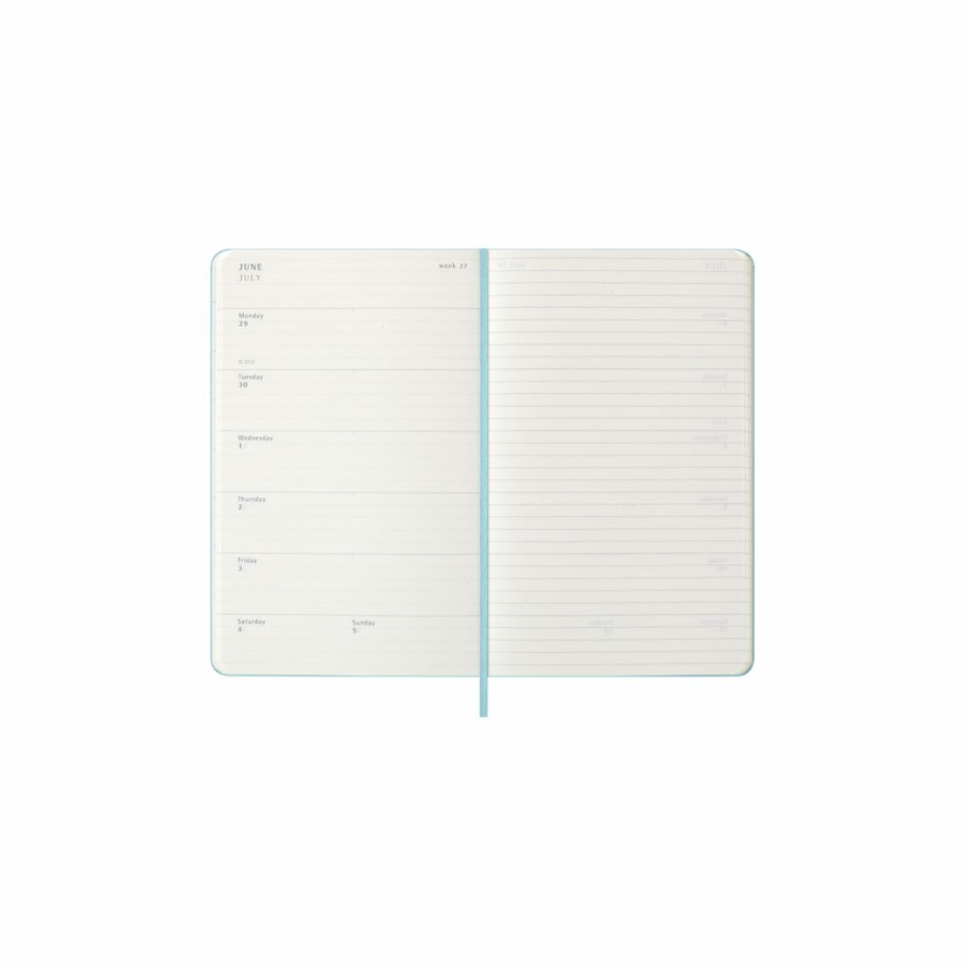 MOLESKINE 2026 Aquamarine 12-month  Large Weekly Notebook/Diary Hardcover