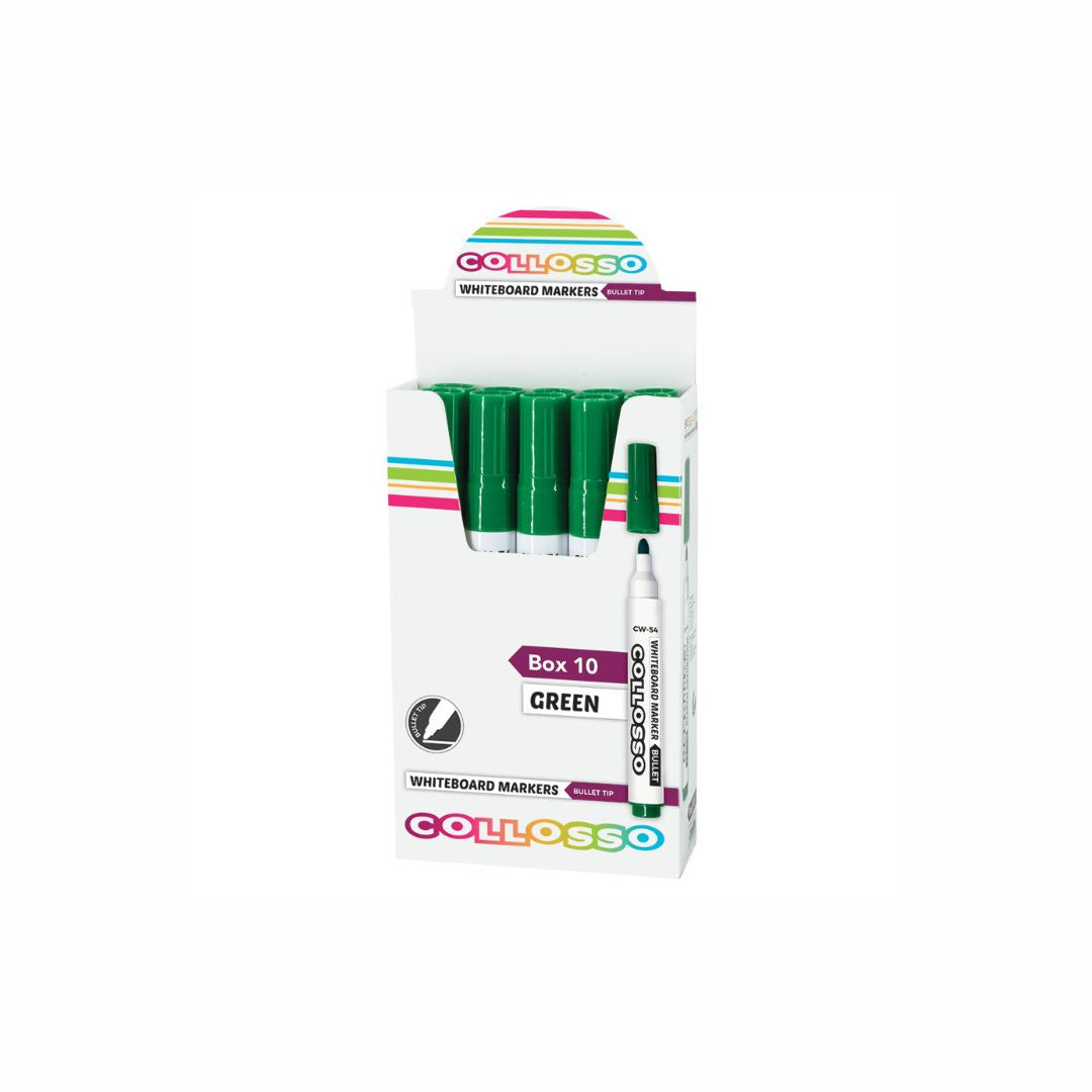 COLLOSSO Whiteboard Marker Whiteboard Bullet Point Box of 10