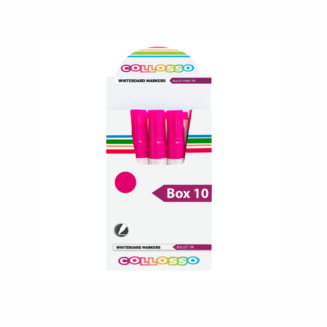 COLLOSSO Whiteboard Marker Whiteboard Bullet Point Box of 10
