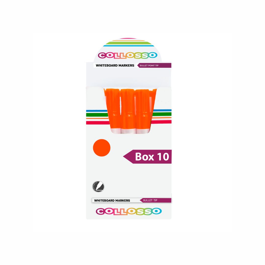 COLLOSSO Whiteboard Marker Whiteboard Bullet Point Box of 10