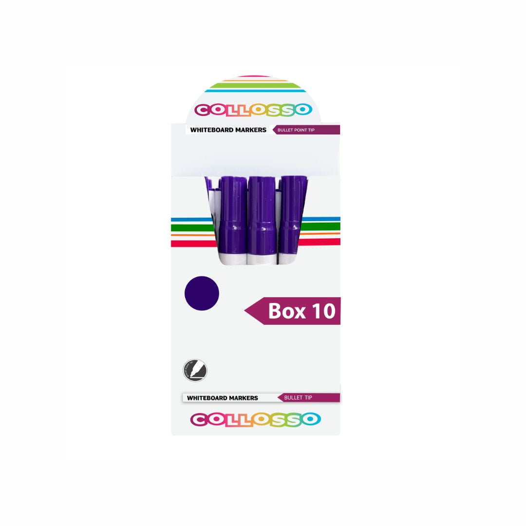 COLLOSSO Whiteboard Marker Whiteboard Bullet Point Box of 10