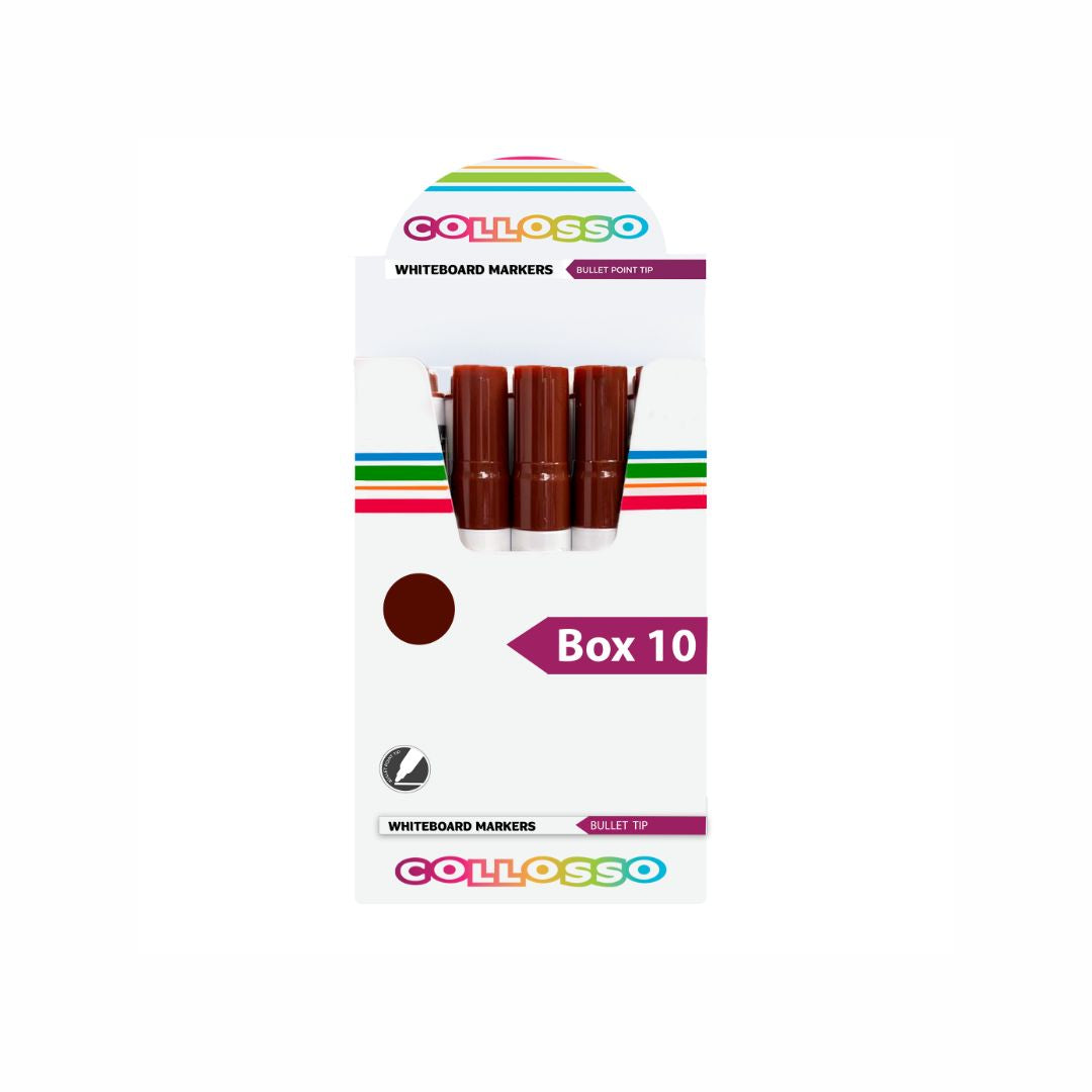 COLLOSSO Whiteboard Marker Whiteboard Bullet Point Box of 10