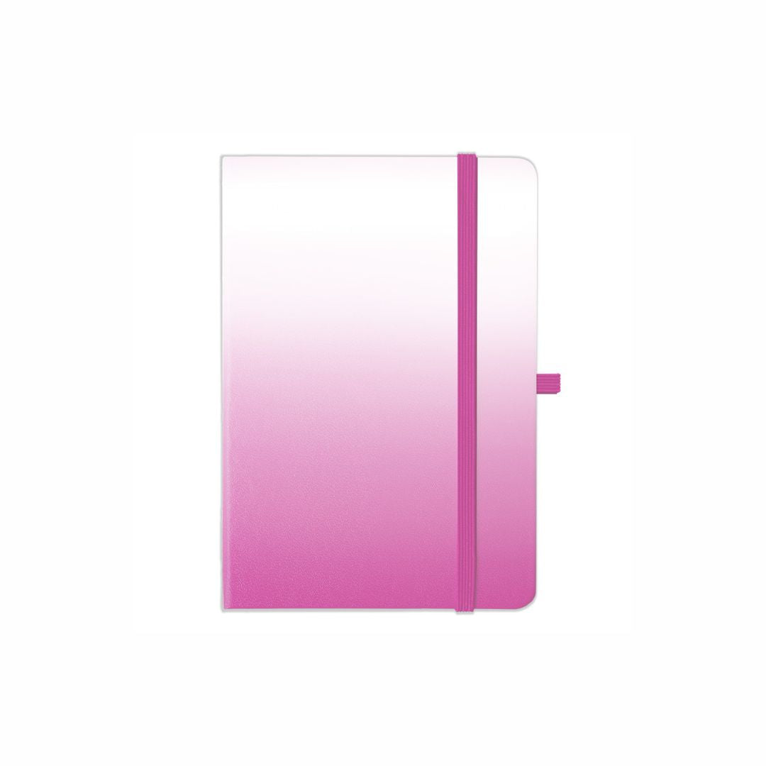 SDS A5 Gradient Journals 192pg - Ruled With Elastic & Pen Holder
