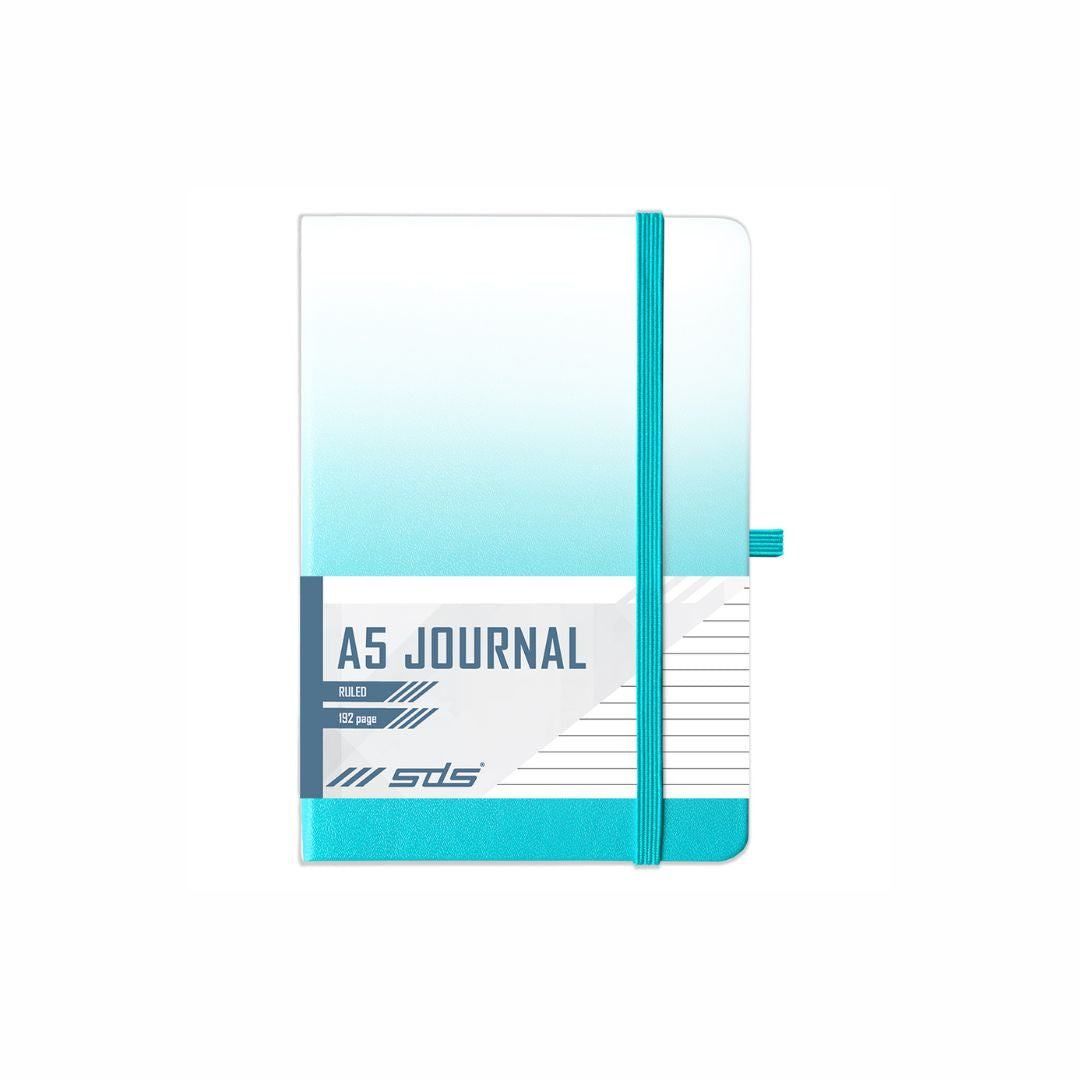 SDS A5 Gradient Journals 192pg - Ruled With Elastic & Pen Holder