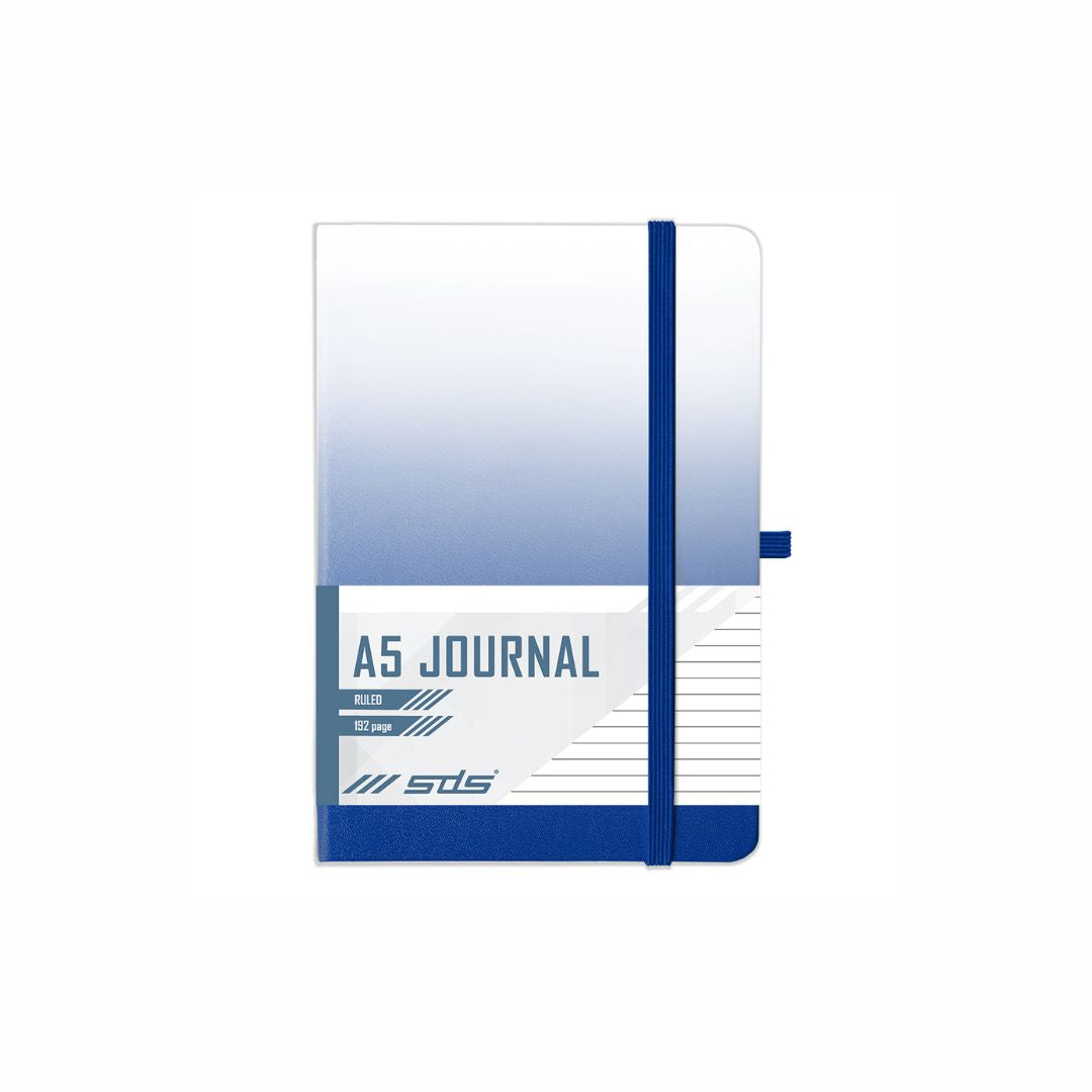 SDS A5 Gradient Journals 192pg - Ruled With Elastic & Pen Holder