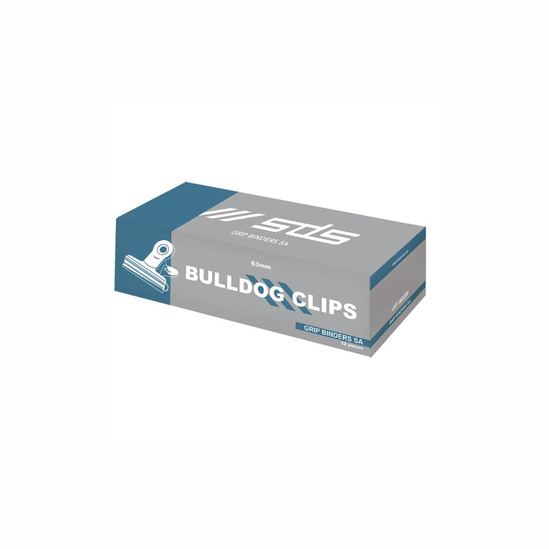 SDS Bulldog Clips 63mm Stainless Steel 12's