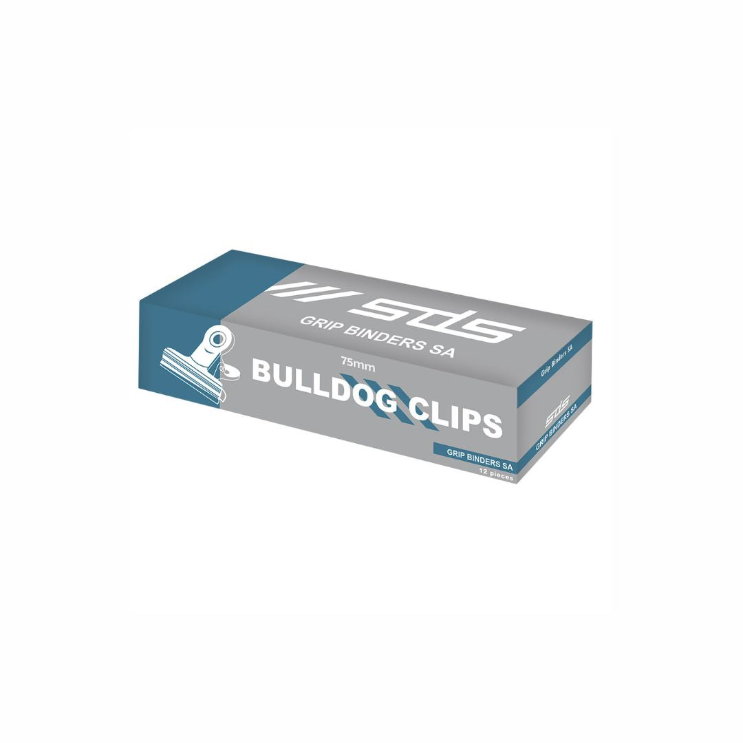 SDS Bulldog Clips 75mm Stainless Steel 12's
