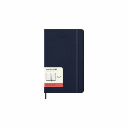 MOLESKINE 2026 12-month Sapphire Blue Large Daily Softcover Diary