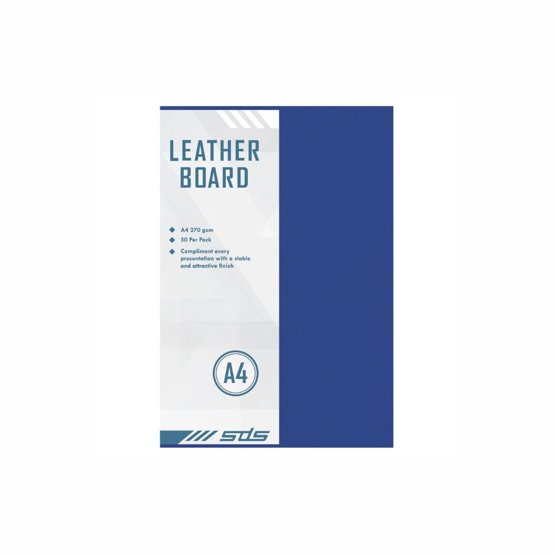 SDS A4 270gsm Leather Grain Board Pack of 50