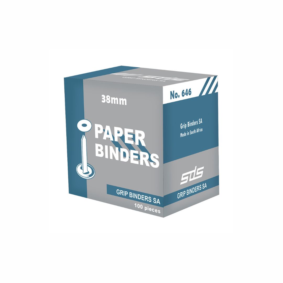 SDS Paper Binder 38mm  Prongs and Washer Stainless Steel 100's