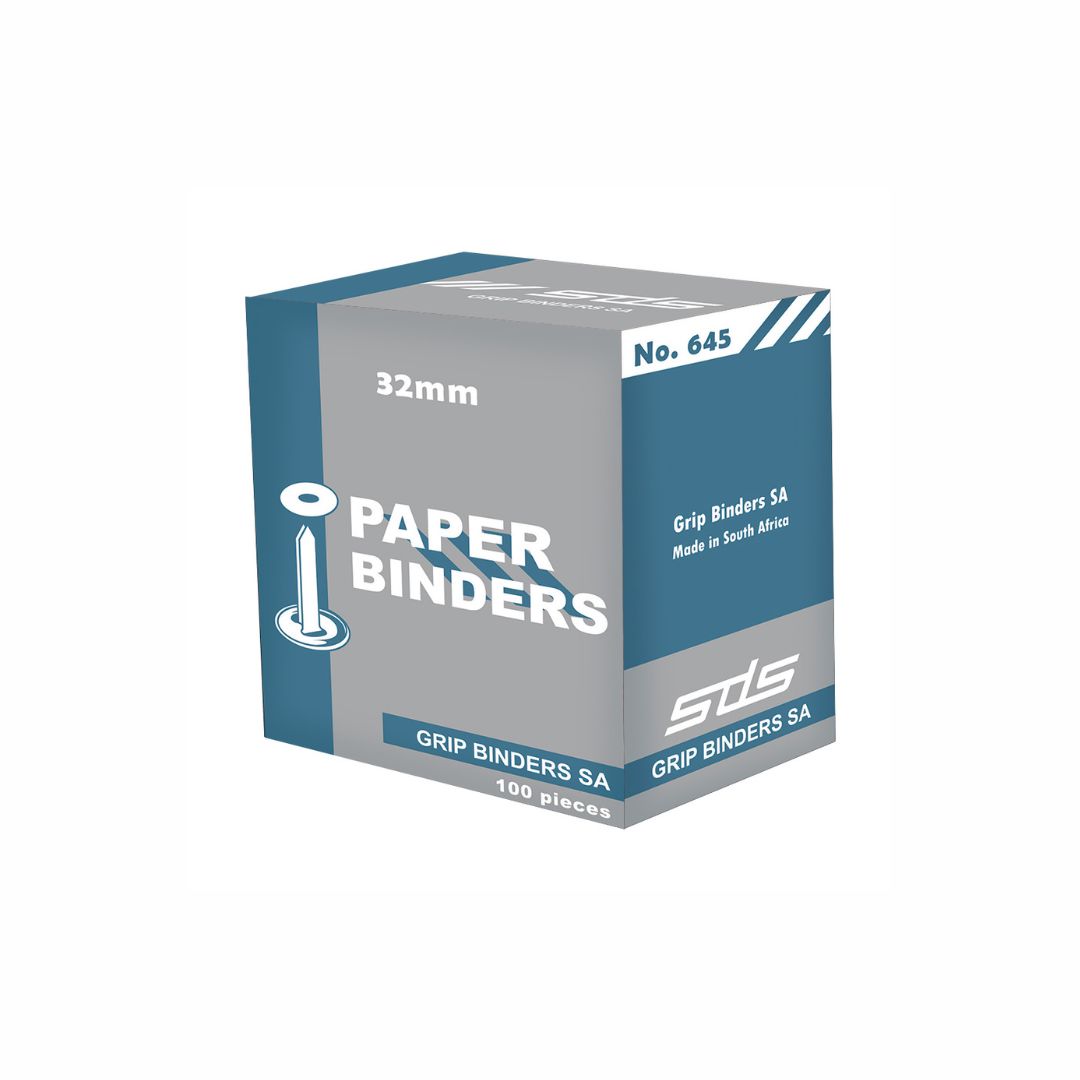 SDS Paper Binder 32mm  Prongs and Washer Stainless Steel 100's