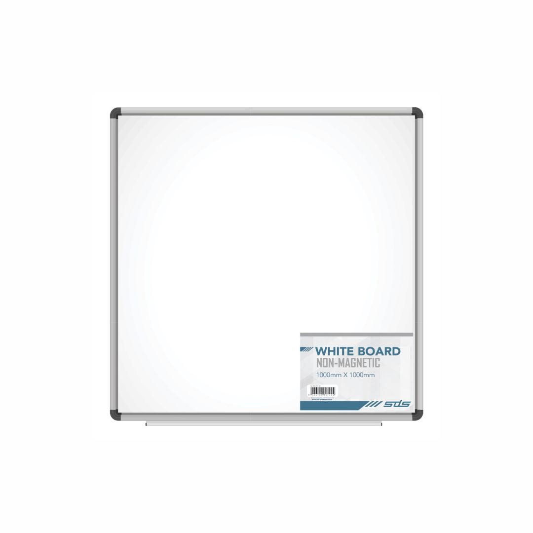 SDS Non Magnetic White Board  1000mm x 1000mm
