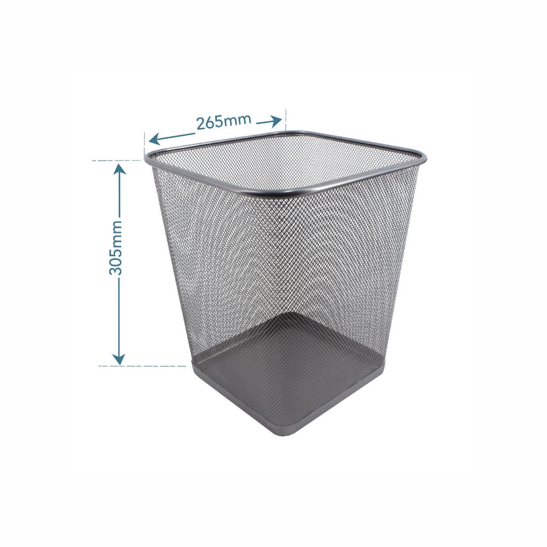 SDS Wire Mesh Square Dust Bin 15L