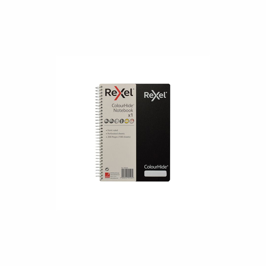 REXEL A5 Perforated Notebook 200 Pg