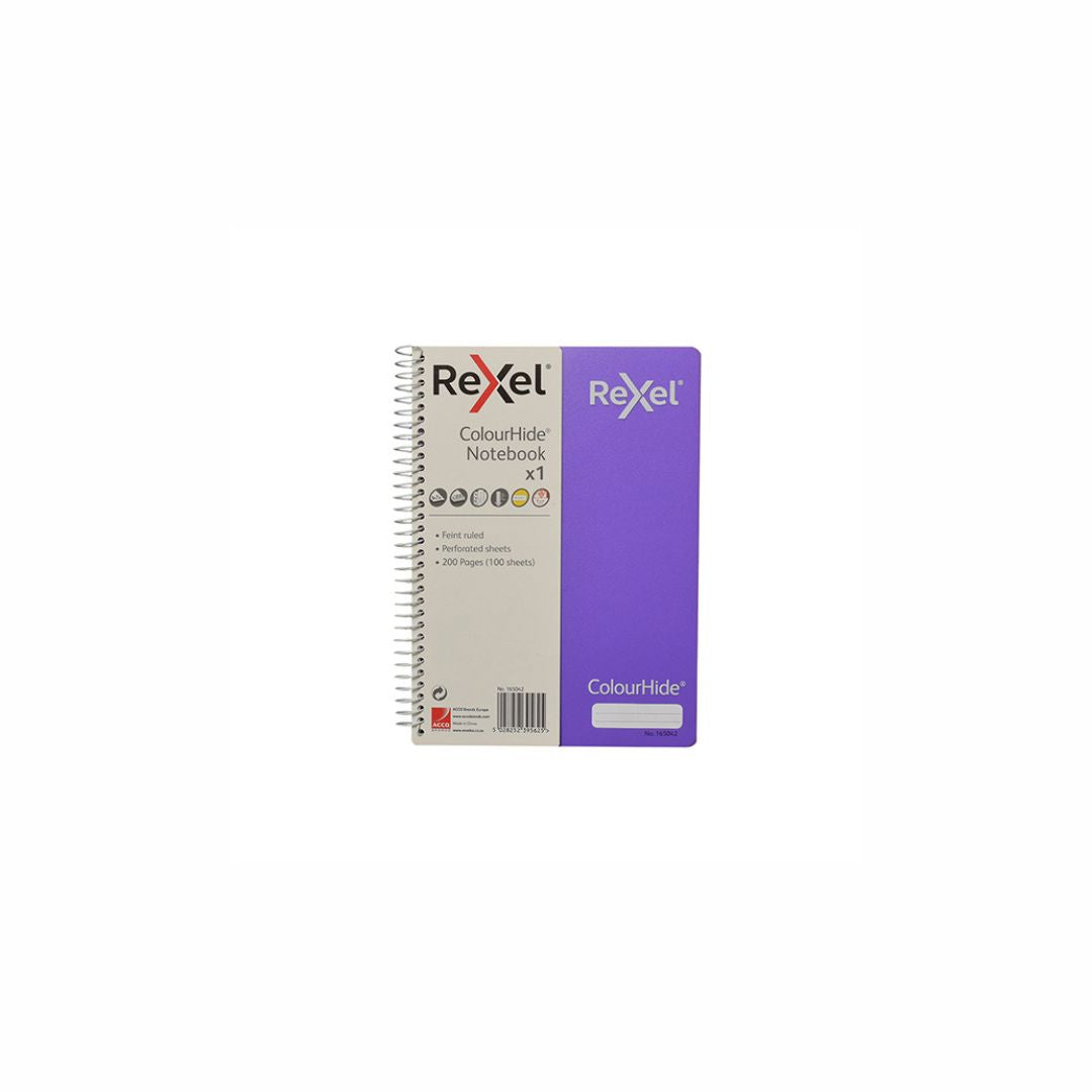 REXEL A5 Perforated Notebook 200 Pg