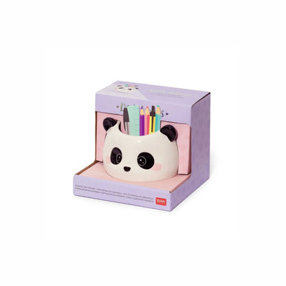LEGAMI Panda Ceramic Desk Friends Pen Holder