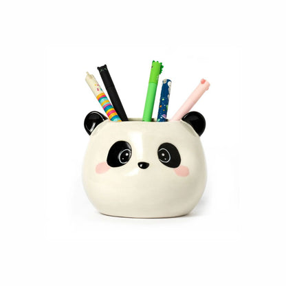 LEGAMI Panda Ceramic Desk Friends Pen Holder