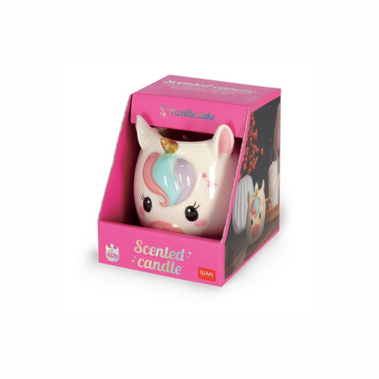 LEGAMI Scented Candle with Unicorn Ceramic Holder