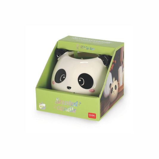 LEGAMI Scented Candle with Panda Ceramic Holder