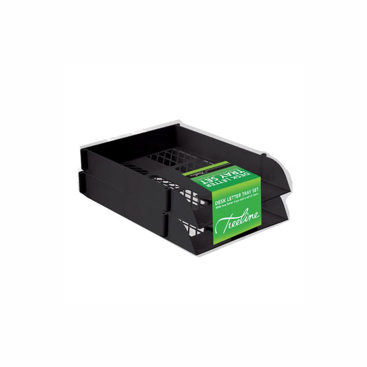 TREELINE 2 Pack Letter Trays with Risers