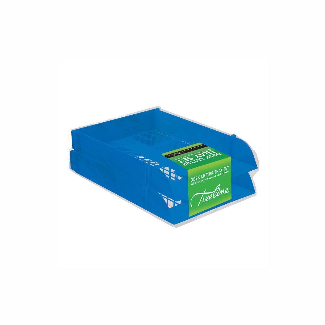 TREELINE 2 Pack Letter Trays with Risers