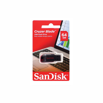 SAN DISK Cruzer Blade Flash Drive 64Gb