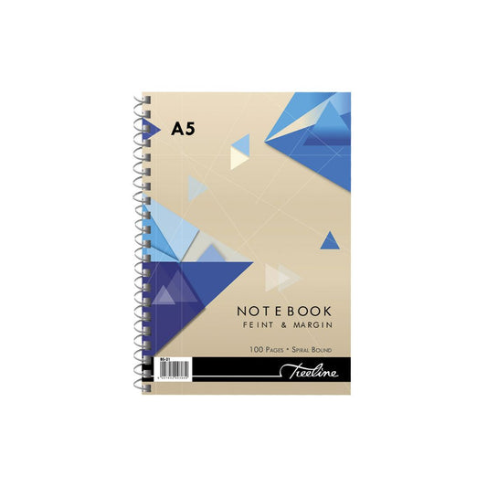 TREELINE A5 Wiro Notebook 100 Pg 10 Pack