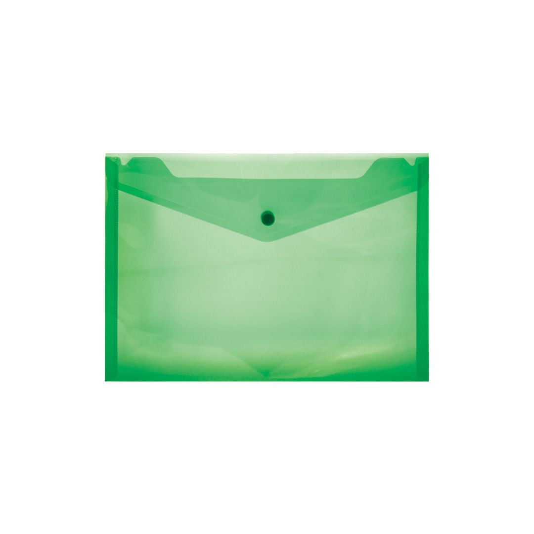 TREELINE Folder A3 PVC Carry Folder with Stud 200 Micron 6 Pack