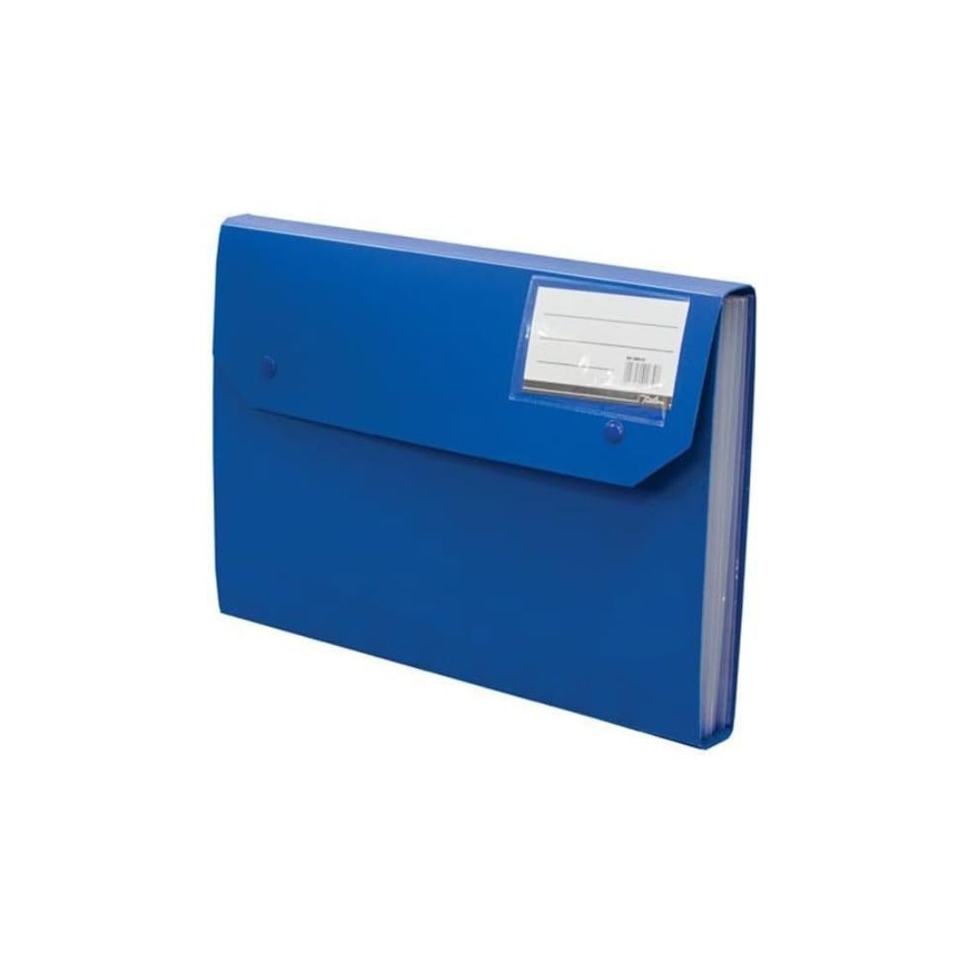 TREELINE A4 PVC Expanding File with Window- 6 Divisions