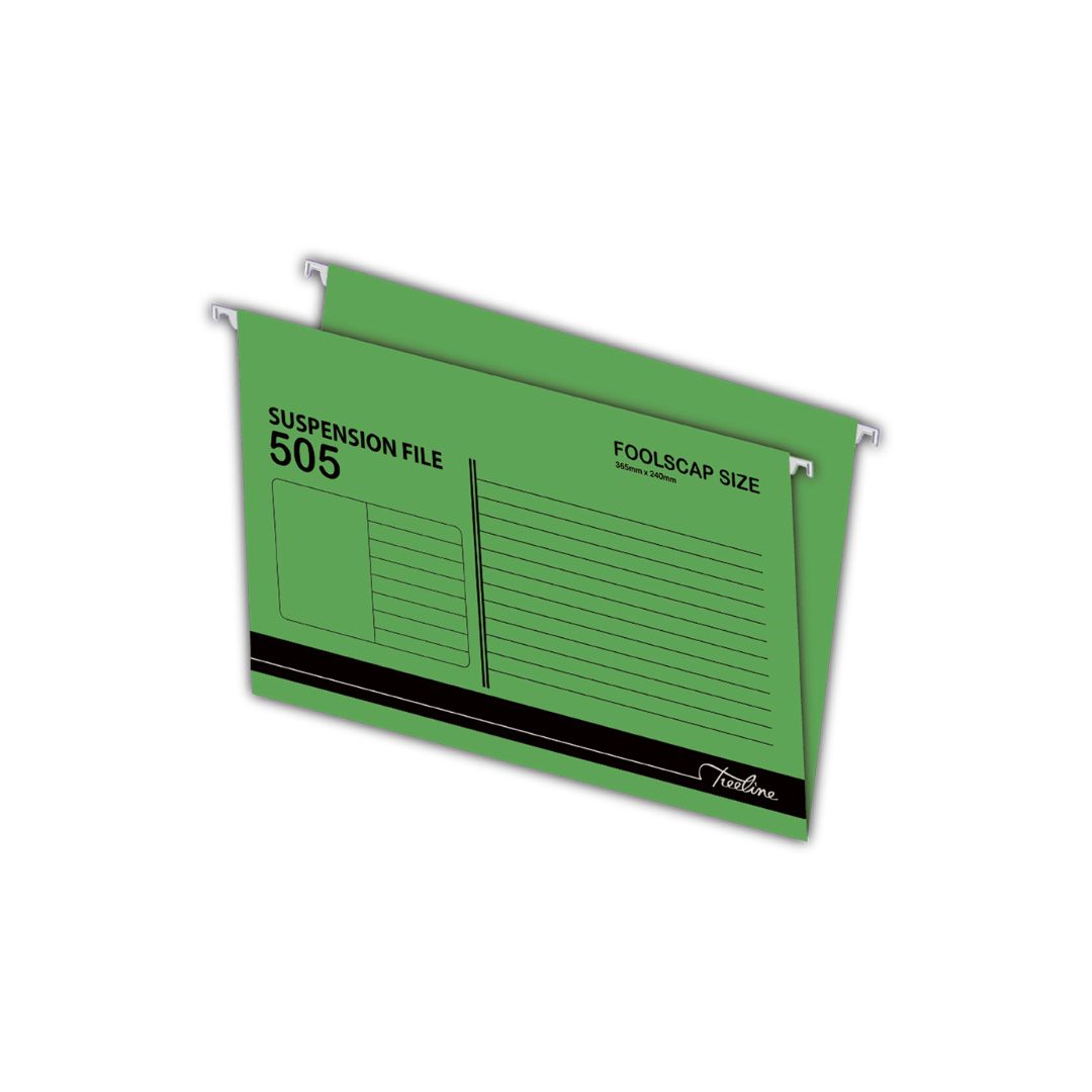 TREELINE Foolscap Suspension Files - Pack of 25