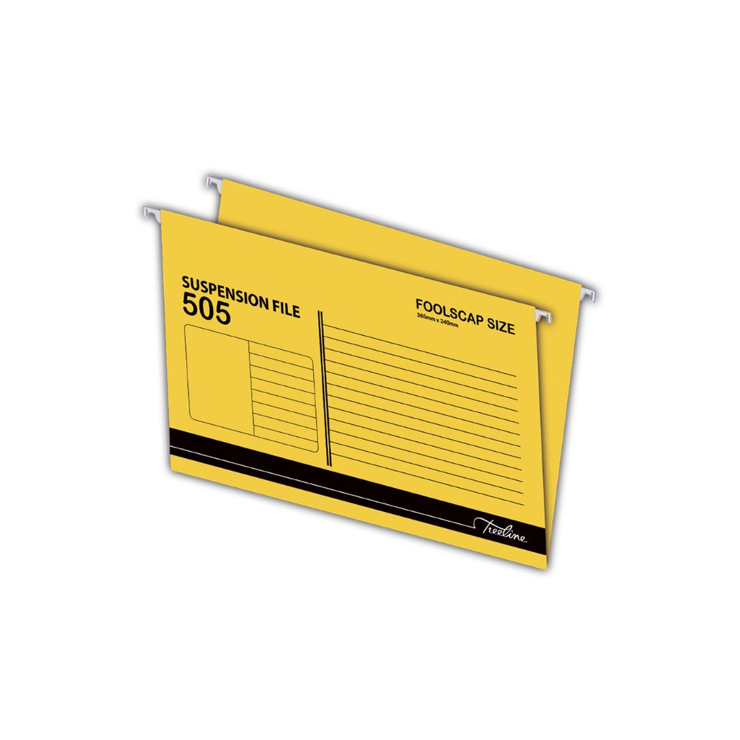 TREELINE Foolscap Suspension Files - Pack of 25