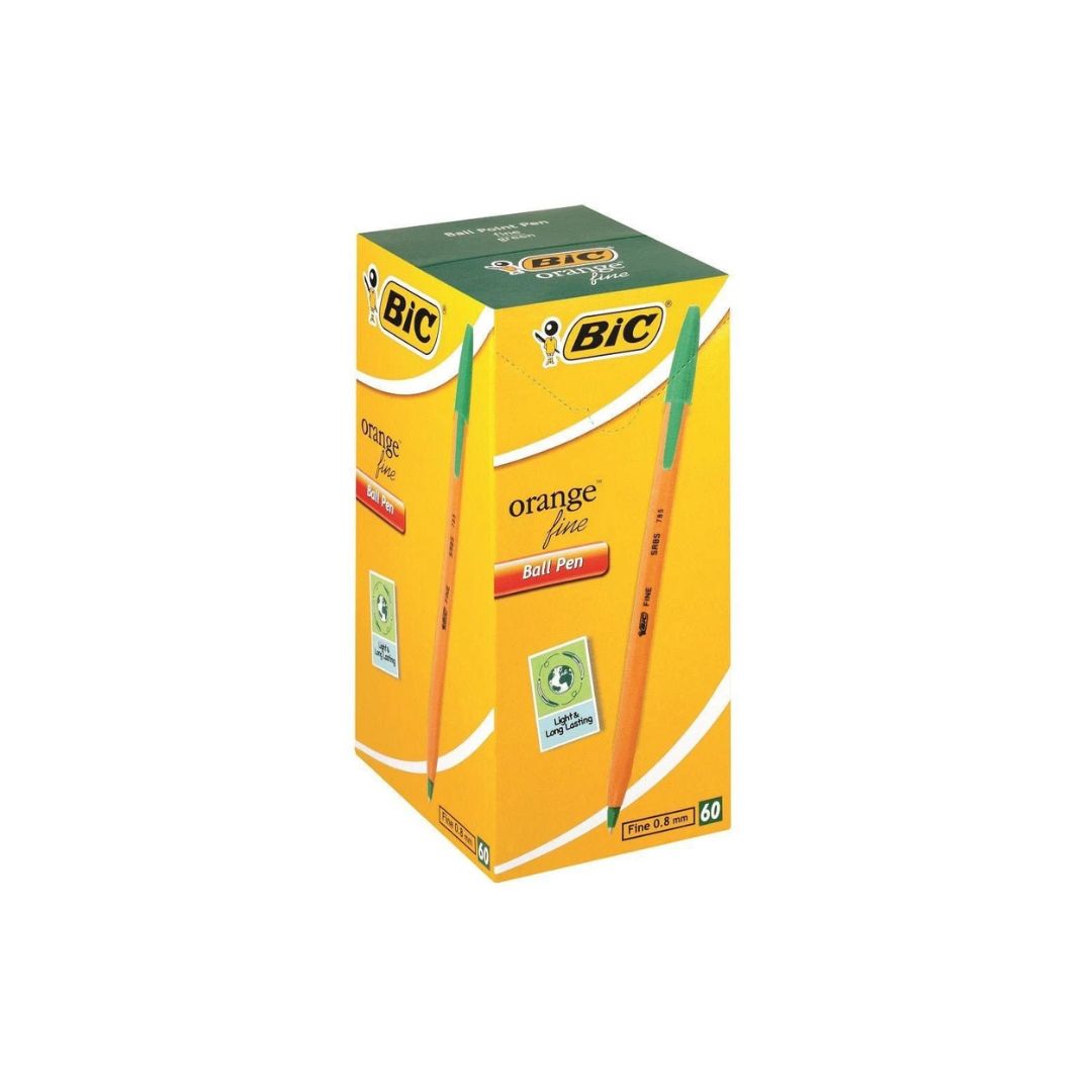 BIC Orange Barrel Fine Ballpoint Pen BOX OF 60