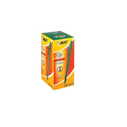 BIC Click Colour/Clear Medium Point 1.0mm Pen Box of 60