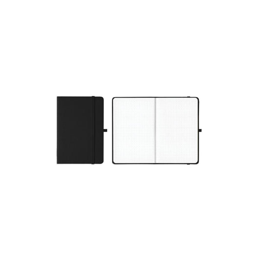 SDS A5 Specialised Journals 192pg - Dotted With Elastic & Pen Holder Black