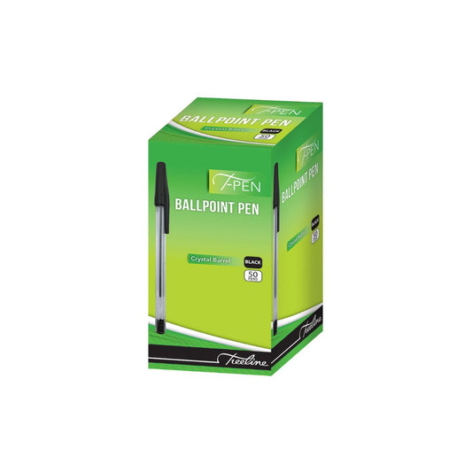 TREELINE T-Pen Crystal Barrel Ballpoint Pen BOX OF 50