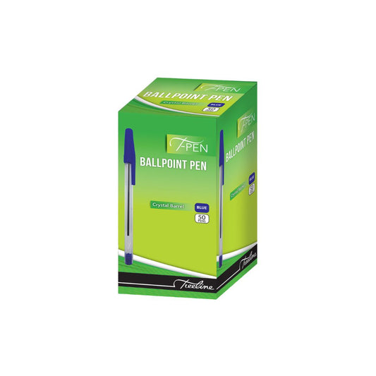 TREELINE T-Pen Crystal Barrel Ballpoint Pen BOX OF 50